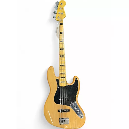 Used Squier Classic Vibe 70s Jazz Bass Natural Electric Bass Guitar Natural