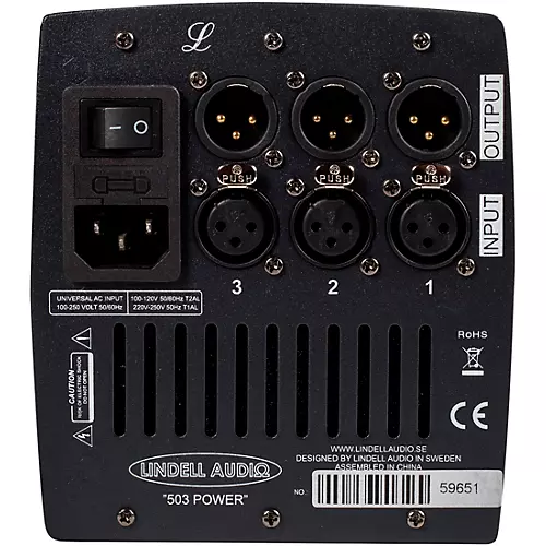 Lindell Audio 3 Slot 500 Series Rack