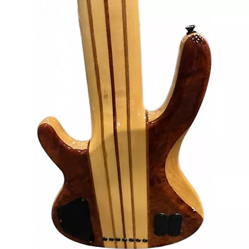 Used Wolf S7 Natural Electric Bass Guitar Natural