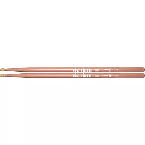 Vic Firth American Classic Drum Sticks, Pink 5A