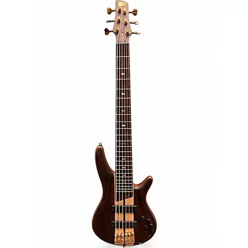 Used Ibanez SR1806 Walnut Electric Bass Guitar Walnut