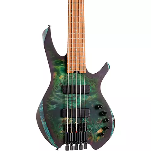Cort Space 5 Headless 5-String Electric Bass Guitar Star Dust Green
