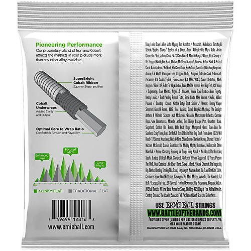 Ernie Ball 2816 Slinky Flatwound 5-String Bass Strings