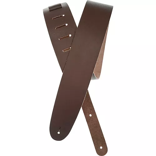 D'Addario Traditional Leather Guitar Strap Brown