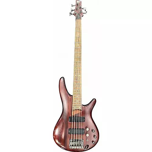 Used Ibanez SR505 5 String Natural Electric Bass Guitar Natural