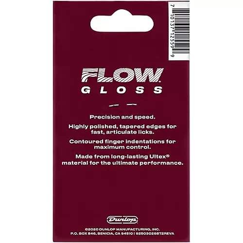 Dunlop Flow Gloss Picks 3.0 mm 3 Pack