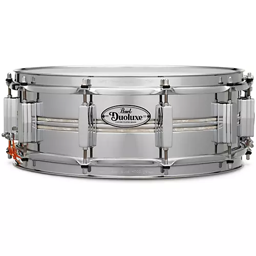 Pearl DuoLuxe Inlaid Snare 14 x 5 in. Chrome/Brass