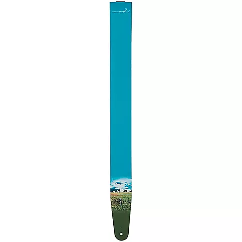 D'Addario John Lennon Mind Games Printed Leather Guitar Strap