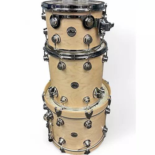 Used DW 3 Piece Collector's Series Satin Oil Drum Kit Satin Oil