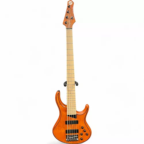 Used Mtd Kingston Z5MP Satin Amber Electric Bass Guitar Satin Amber
