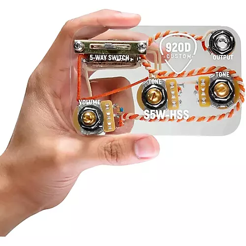 920D Custom Stratocaster HSS Wiring Harness Upgrade With 5-Way Super Switch