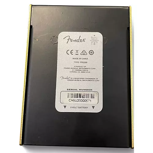 Used Fender Pugilist Distortion Effect Pedal