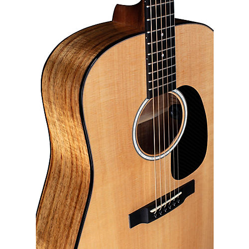 Martin D-12E Road Series Koa Fine Veneer Dreadnought Acoustic-Electric Guitar Natural