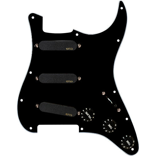 EMG DG20 Pro Series Pickguard/Pickup Set Black