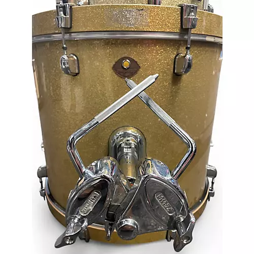 Used TAMA 6 Piece Starclassic Performer Vegas Gold Drum Kit Vegas Gold