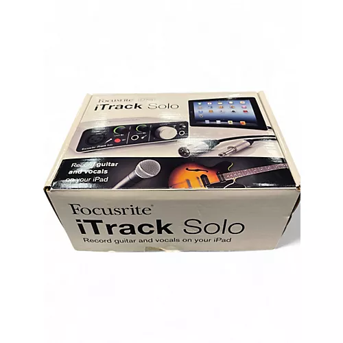 Used Focusrite iTrack Solo Audio Interface