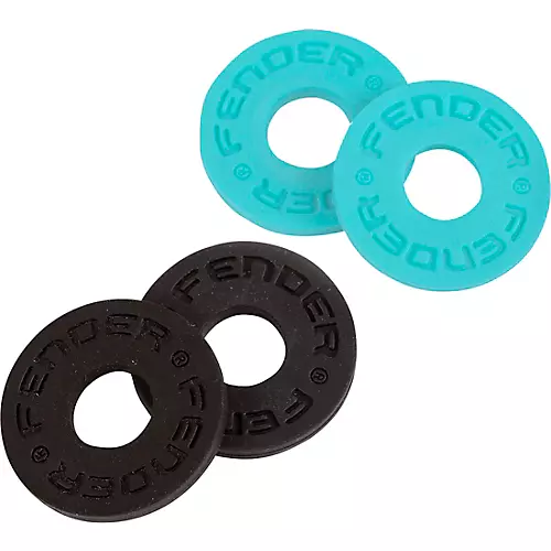 Fender Strap Blocks (4-Pack) Black/Surf Green