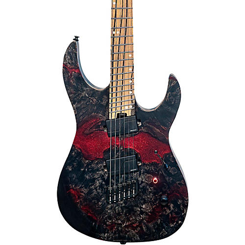 Legator Ninja 6-String Multi-Scale X Series Electric Guitar Black Widow