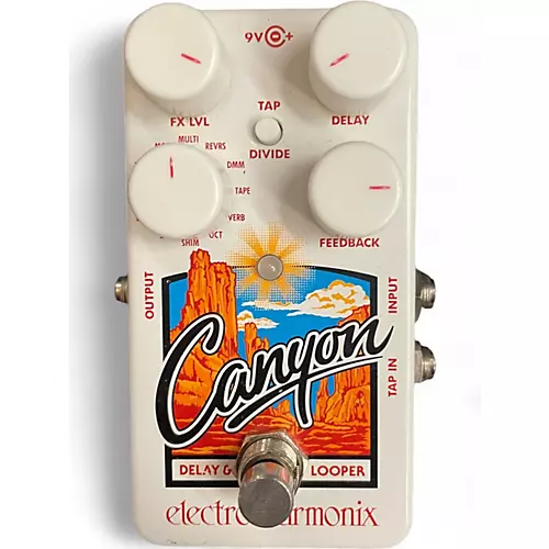 Used Electro-Harmonix Canyon Delay and Looper Effect Pedal