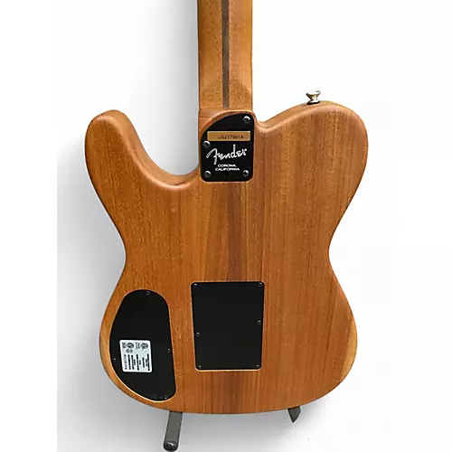 Used Fender American Acoustasonic Telecaster Red Acoustic Electric Guitar Red