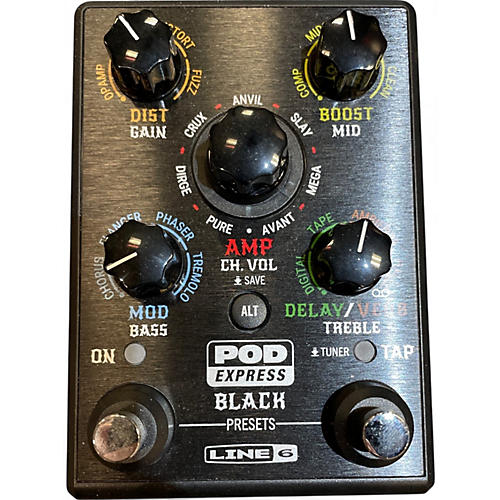 Used 2020s Line 6 Pocket Pod Express Amp Modeler Effect Processor