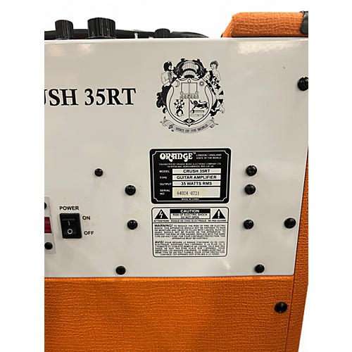 Used Orange Amplifiers Crush 35RT Guitar Combo Amp