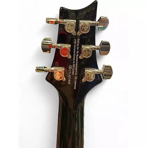 Used PRS SE Custom 24 Fire Red Solid Body Electric Guitar Fire Red