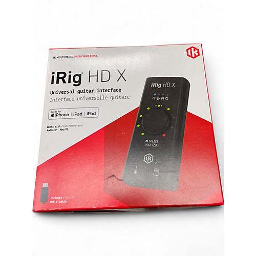 Used IK Multimedia IRIG HDX Audio Interface