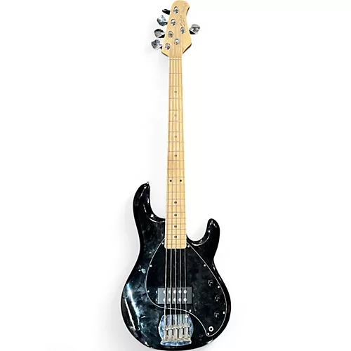 Used Sterling by Music Man stingray 5 Black Electric Bass Guitar Black