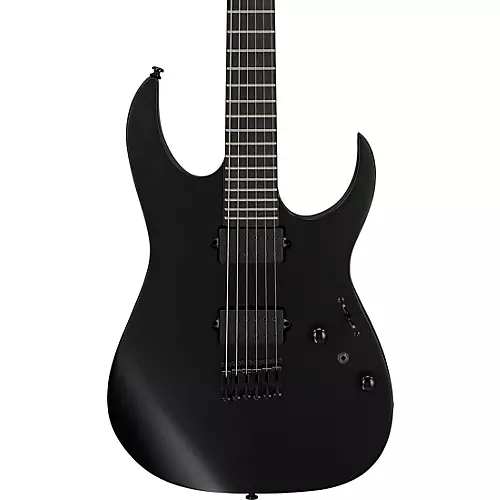 Ibanez RG Iron Label Electric Guitar Black Flat