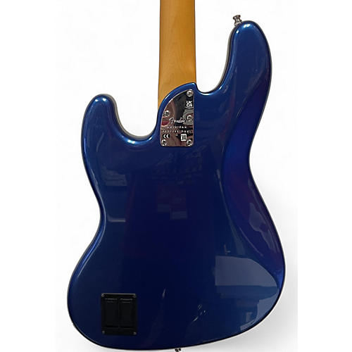 Used Fender American Ultra Jazz Bass Blue Electric Bass Guitar Blue
