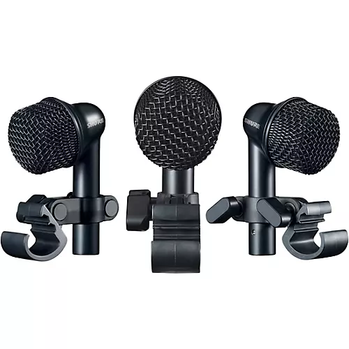Shure Nexadyne Tom Mic, XLR, Black, 3 Pack Black