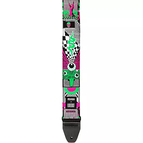 Dunlop I Love Dust Mnemonic Fuzz Guitar Strap