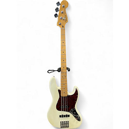 Used Fender Player Plus Active Jazz Bass Olympic Pearl Electric Bass Guitar Olympic Pearl