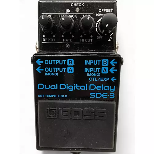 Used BOSS SDE3 Dual Digital Delay Effect Pedal