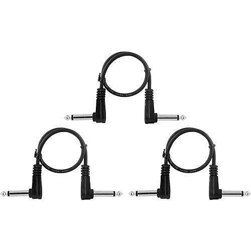 Mogami Pure Patch Pedal/Effects Cables 3-Pack 1 ft.
