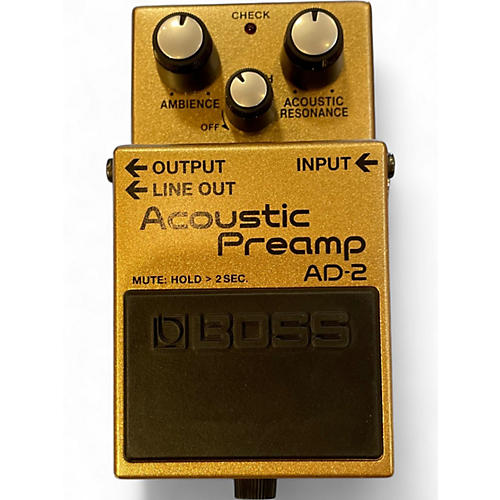 Used BOSS AD2 Acoustic Preamp Guitar Preamp