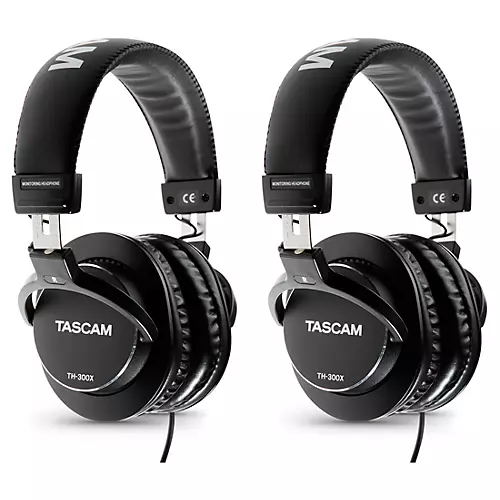 TASCAM Pack of Two TH-300X Studio Headphones