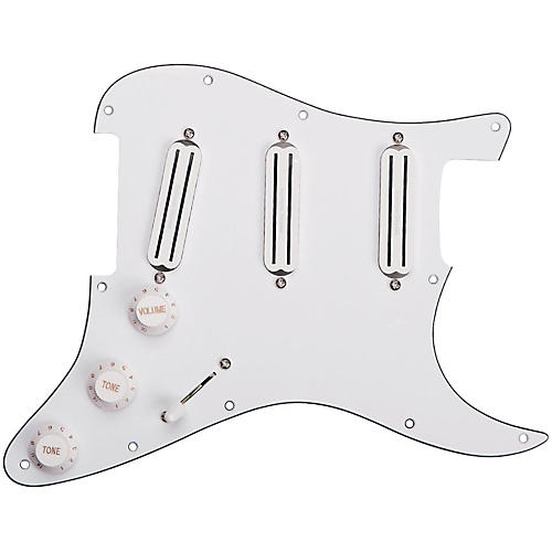 Seymour Duncan Triple Rails Loaded Pickguard White