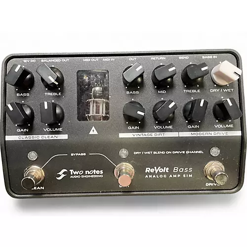Used Two Notes AUDIO ENGINEERING REVOLT Tube Bass Preamp