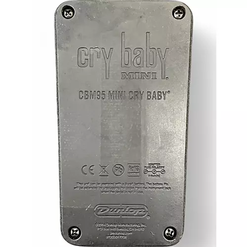 Used Dunlop CBM95 Cry Baby Mini Wah Effect Pedal