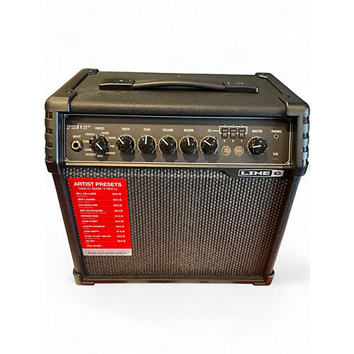 Used Line 6 Spider V 20 MkII 20w 1x8 Guitar Combo Amp
