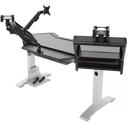 Argosy Halo Ultimate Workstation Desk With Original Hautelink Pattern Desktop