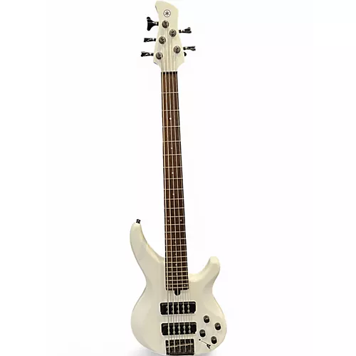 Used Yamaha TRBX305 White Electric Bass Guitar White