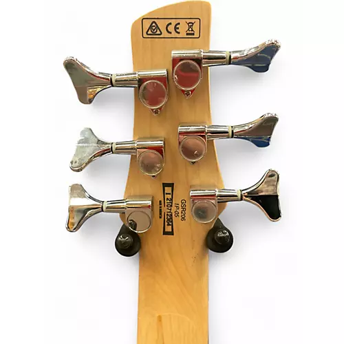 Used Ibanez GSR206 6 String Black Electric Bass Guitar Black