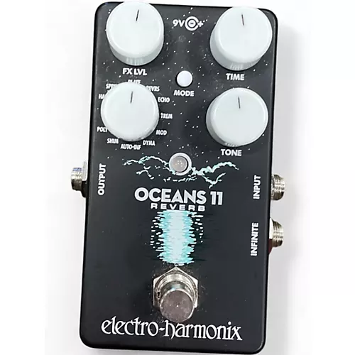 Used Electro-Harmonix Oceans 11  Reverb Effect Pedal