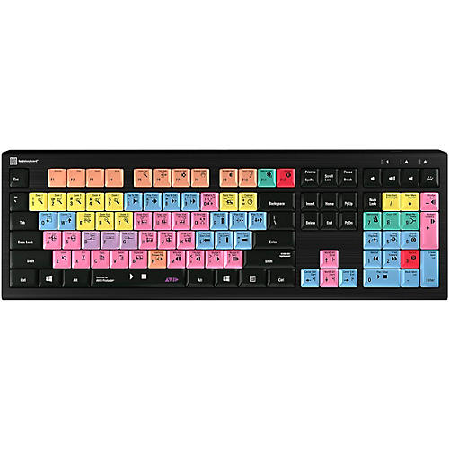 Logickeyboard Avid Pro Tools PC Astra 2 US PC Backlit ASTRA