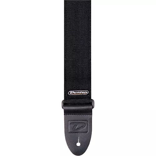 Dunlop D-38 Solid Guitar Strap Black