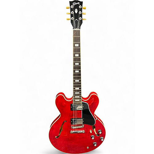 Used Gibson ES335 Figured Cherry Hollow Body Electric Guitar Cherry