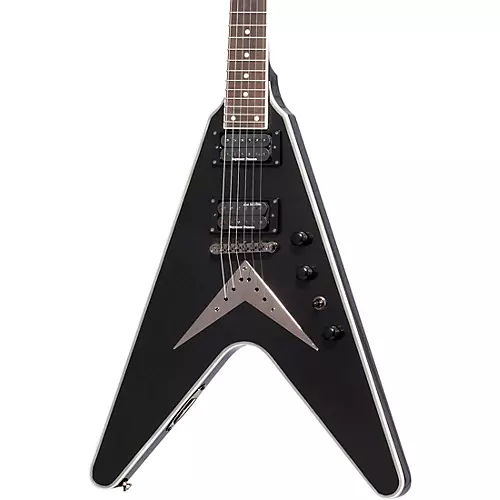 Epiphone Dave Mustaine Flying V Custom Electric Guitar Black Metallic